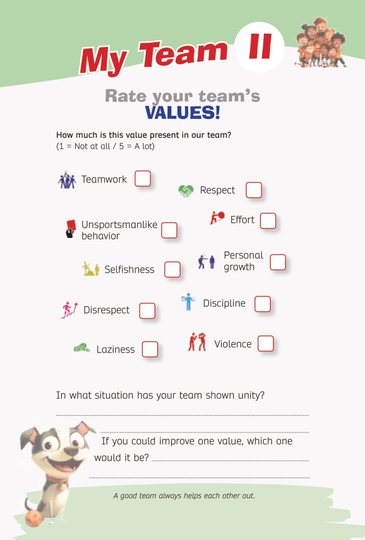Valores del equipo