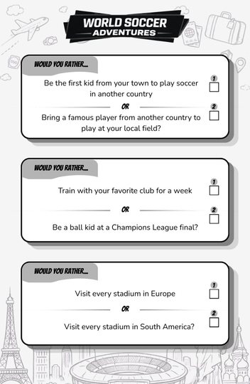Soccer adventures