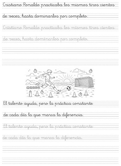 Práctica y talento