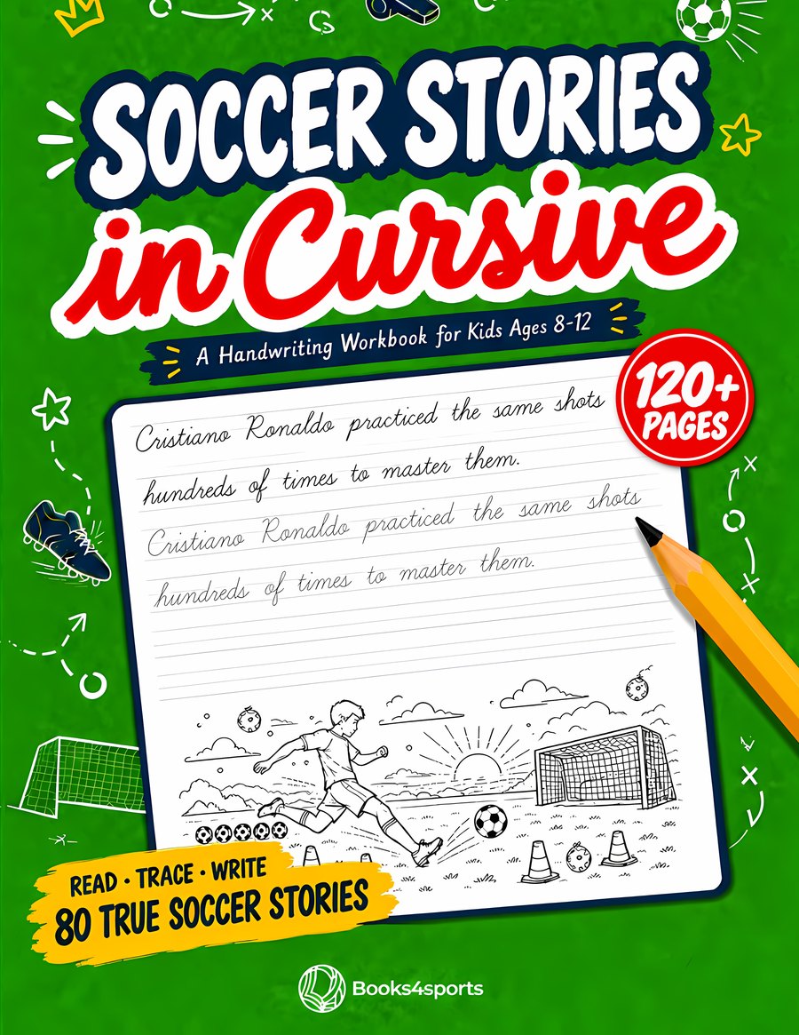 Portada de Soccer Stories in Cursive